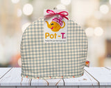 Copy of Pot-T Insulated Tea Cosy Cozy in Blue Gingham in Standard size