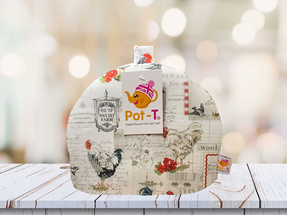 Pot-T INSULATED Tea Cosy Cozy Country Life in Mini size