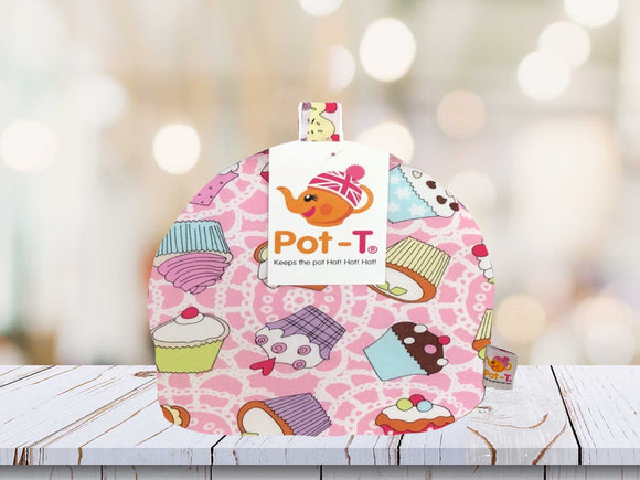 Pot-T INSULATED Tea Cosy Cozy in Afternoon Tea Cupcakes in Mini size