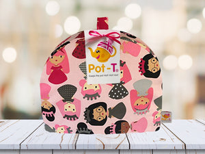 Pot-T INSULATED Tea Cosy Cozy in Pink Princess in Standard size